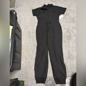 Women's Black scrub Jumpsuit